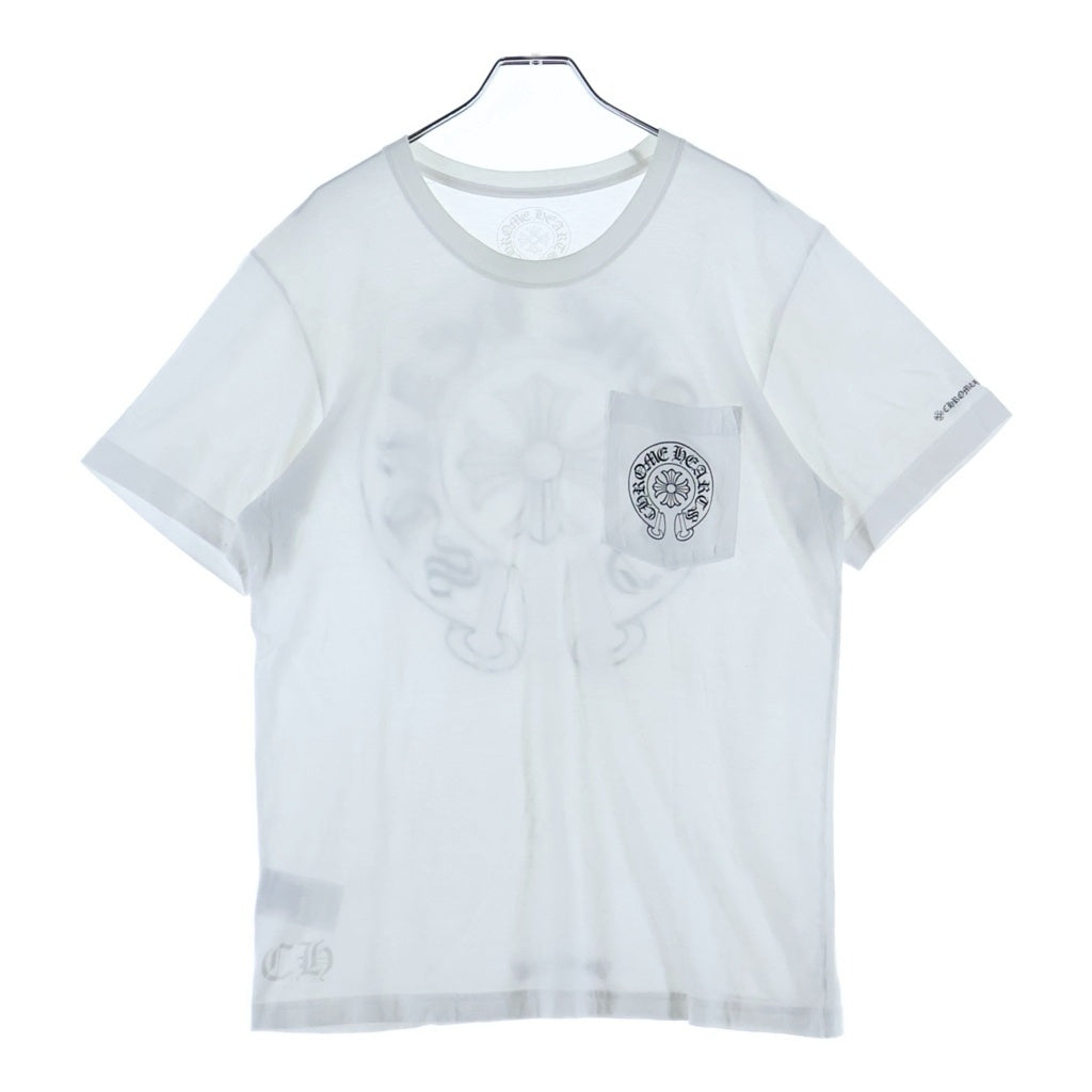 CHROME HEARTS(クロムハーツ) HORSESHOE S/S TEE ホースシュープリント 半袖Tシャツ カットソー ホワイト
