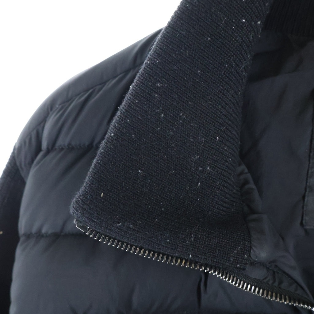 TATRAS(タトラス) HENDER ナイロンウールコンビジップアップダウンジャケット ブラック MTAT24A4927-D