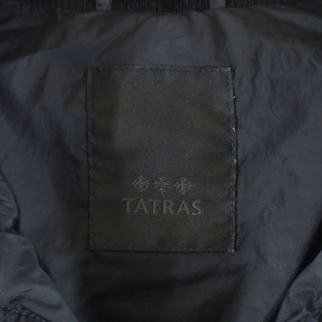 TATRAS(タトラス) HENDER ナイロンウールコンビジップアップダウンジャケット ブラック MTAT24A4927-D
