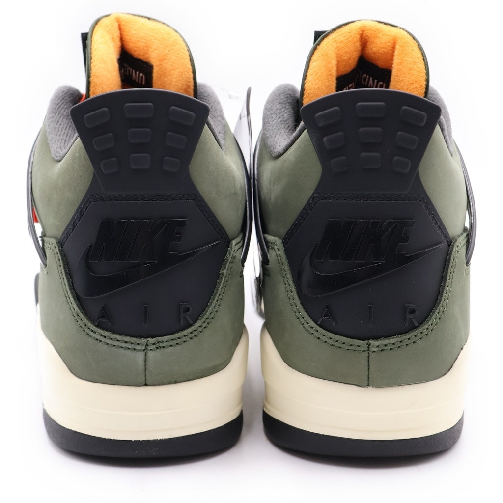 NIKE(ナイキ) ×UNDEFEATED AIR JORDAN 4 RETRO IB1519-200 アンディフィーテッド エアジョーダン4 レトロ ハイカットスニーカー US12/30.0cm カーキ