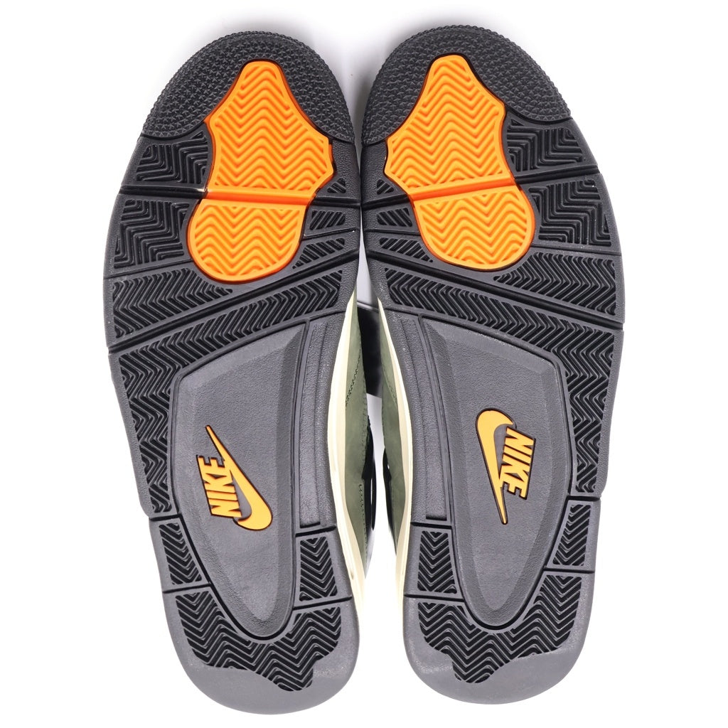 NIKE(ナイキ) ×UNDEFEATED AIR JORDAN 4 RETRO IB1519-200 アンディフィーテッド エアジョーダン4 レトロ ハイカットスニーカー US12/30.0cm カーキ