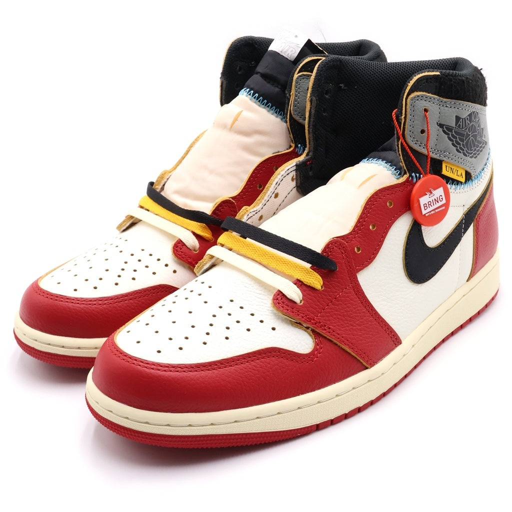 NIKE(ナイキ) ×UNION AIR JORDAN 1 RETRO HIGH OG CHICAGO HV8563-600 ユニオン エアジョーダン1 シカゴ ハイカットスニーカー US12/30.0cm レッド/ホワイト