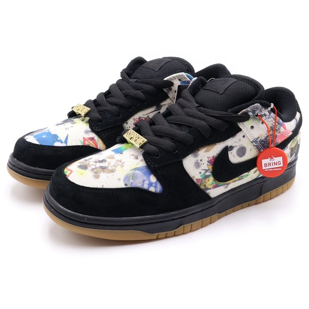 NIKE SB(ナイキエスビー) ×SUPREME RAMMELLZEE DUNK LOW FD8778-001 シュプリーム ラメルジー ダンク ローカットスニーカー US9/27.0cm ブラック/マルチ