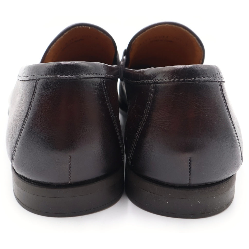 MAGNANNI(マグナーニ) レザーラップ ドビットローファー ブラウン 9