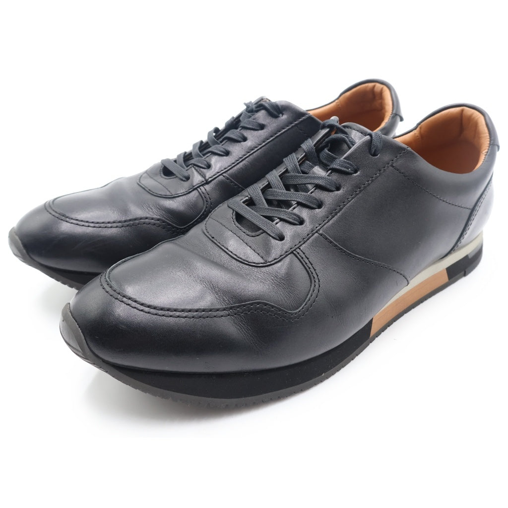 ASICS(アシックス) RUNWALK 1231A177 3E レザーローカットスニーカー ブラック US9.5/27.5cm