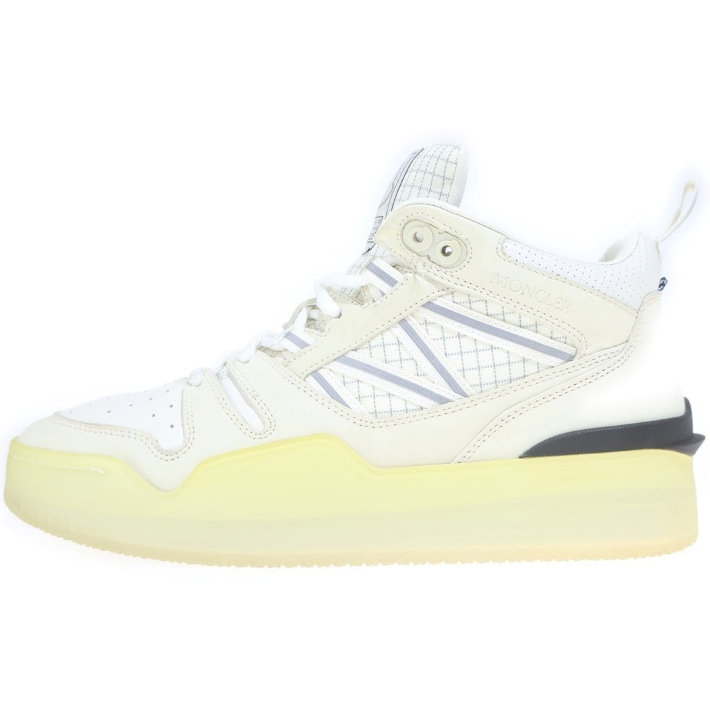 MONCLER(モンクレール) Pivot Mid Sneakers 4M00150 M2554 ピボット ミッドカットスニーカー ホワイト 43