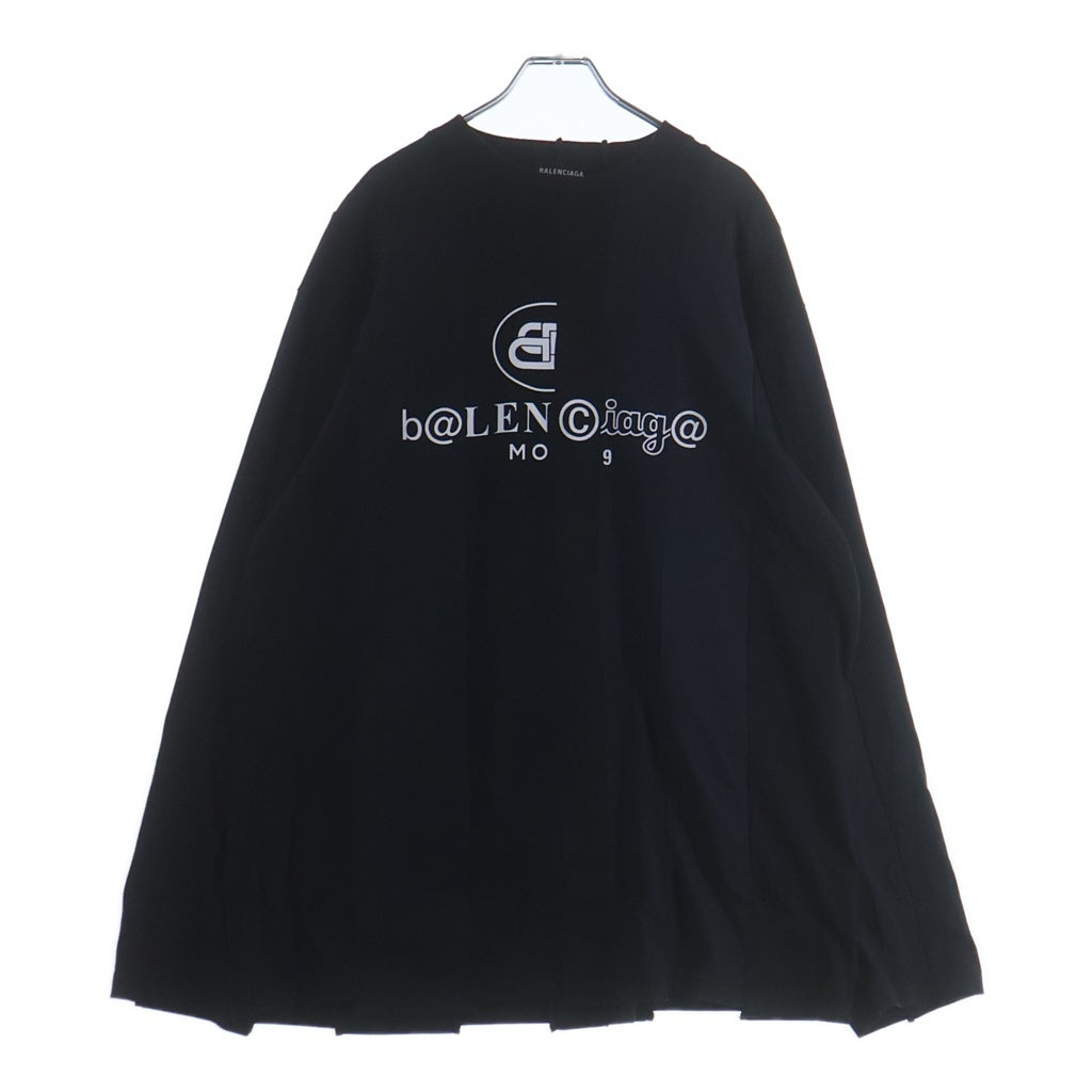 BALENCIAGA(バレンシアガ) 21SS 青山限定 CUTUP LONGSLEEVE TEE 661602-TKVD1 再構築デザインクルーネックロングスリーブ長袖Tシャツ