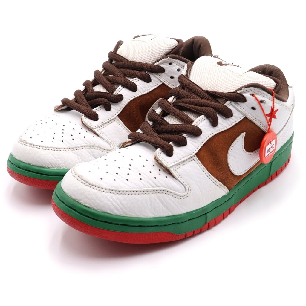 NIKE SB(ナイキエスビー) 【鑑賞用2004年製】DUNK LOW PRO CALIFORNIA 304292‐211 ダンク カリフォルニア ローカットスニーカー US9.5/27.5cm ホワイト/グリーン