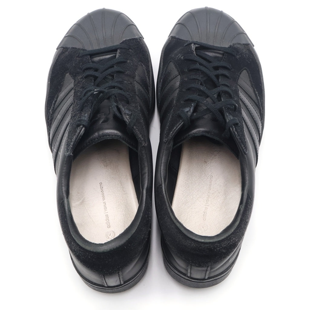 Y-3(ワイスリー) YOHJI STAR EH2268 ヨウジスター レザーローカットスニーカー US9/27.0cm ブラック