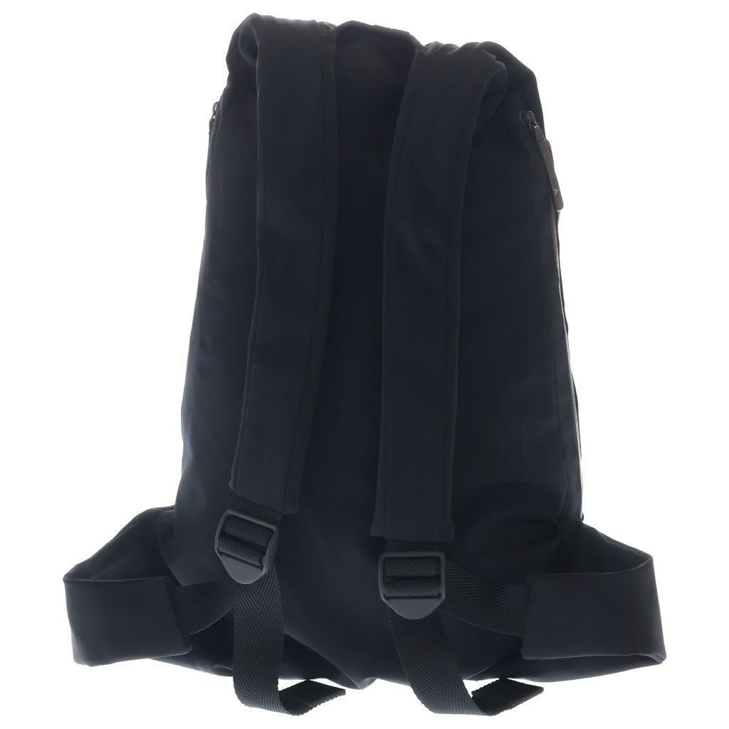 Y-3(ワイスリー) ロゴプリント ナイロン バックパック ブラック レディース