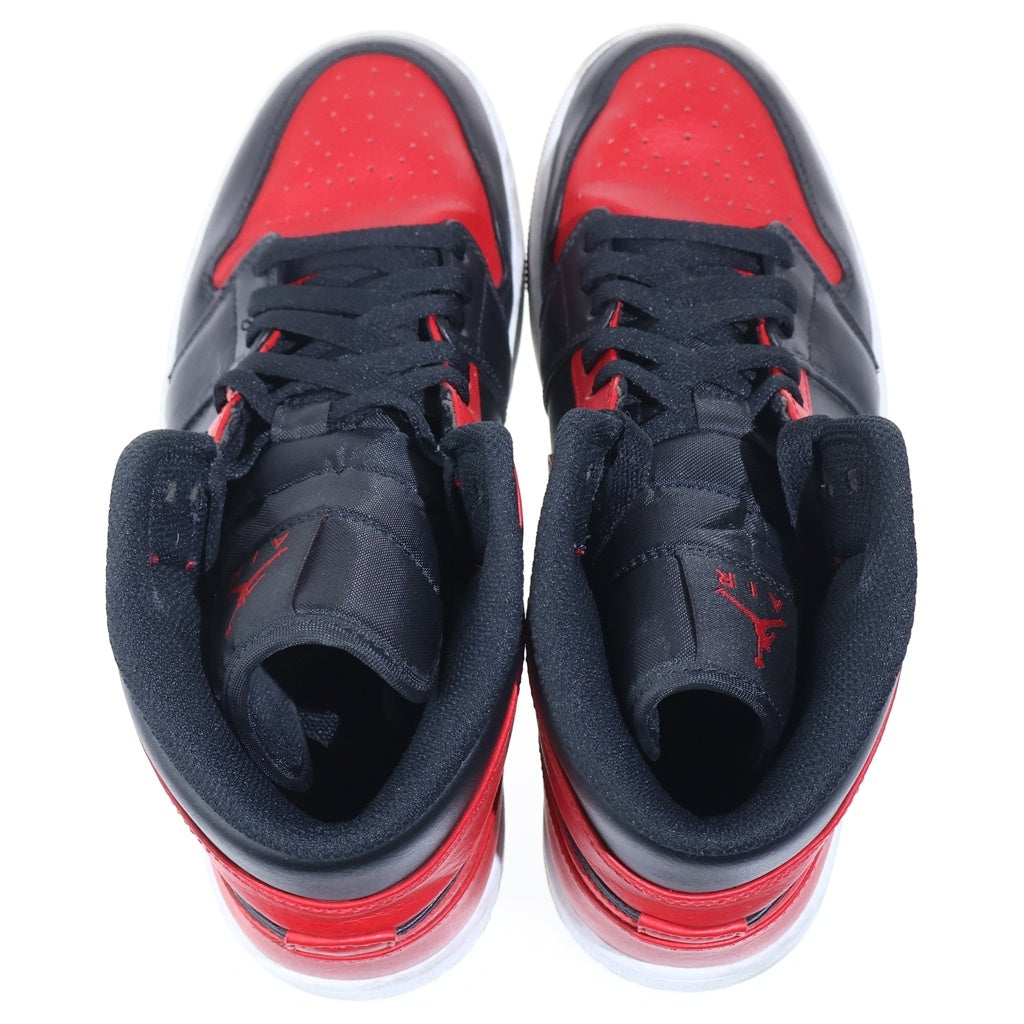 NIKE(ナイキ) AIR JORDAN 1 MID BRED 554724-074 エアージョーダン1