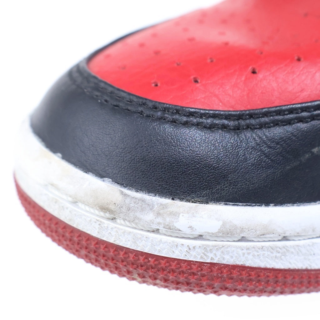NIKE(ナイキ) AIR JORDAN 1 MID BRED 554724-074 エアージョーダン1