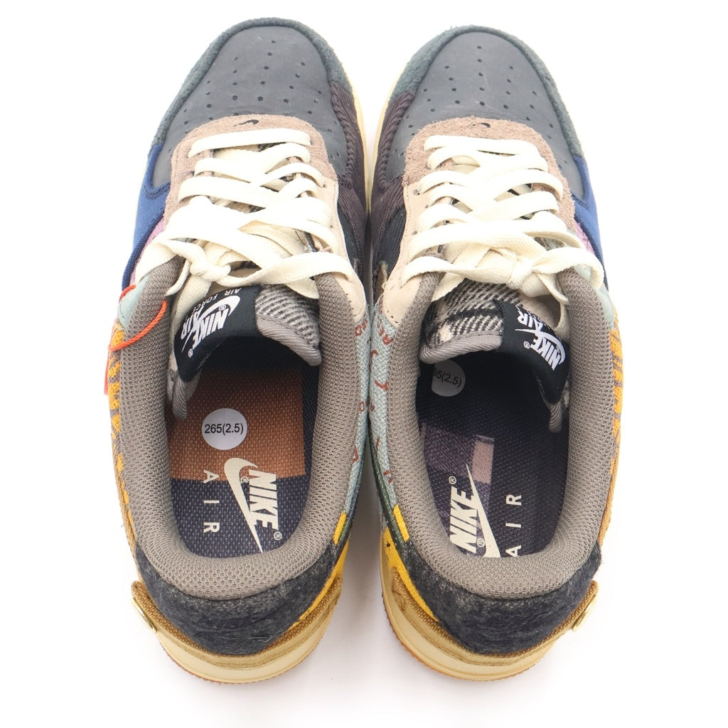 NIKE(ナイキ) ×TRAVIS SCOTT AIR FORCE 1 LOW CACTUS JACK MULTI COLOR CN2405-900 トラヴィススコット エアフォース1 カクタスジャック ローカットスニーカー US8.5/26.5cm