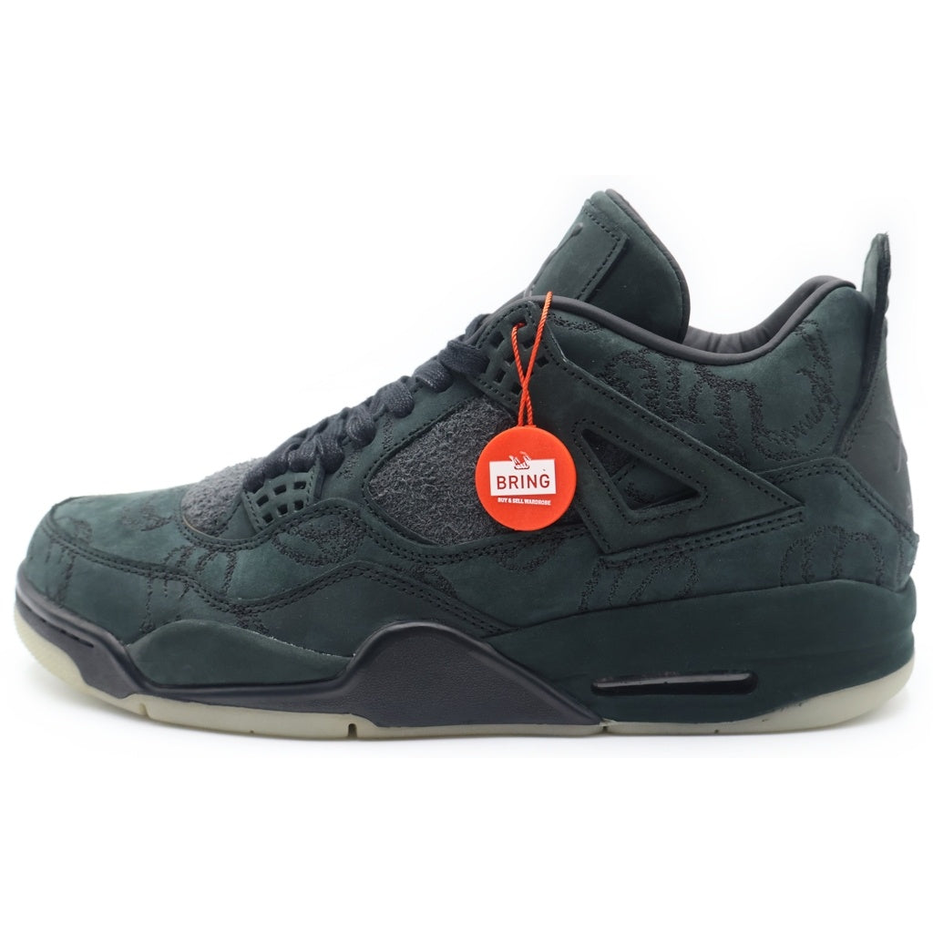 NIKE(ナイキ) ×KAWS AIR JORDAN 4 RETRO BLACK 930155-001 カウズ エアジョーダン4 レトロ ハイカットスニーカー US11/29.0cm ブラック
