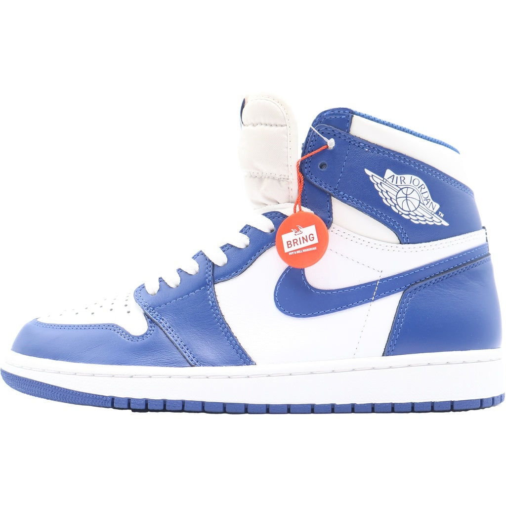 NIKE(ナイキ) AIR JORDAN 1 RETRO HIGH STORM BLUE 555088-127 エアジョーダン1 レトロ ハイ ストーム ブルー ハイカットスニーカー US9.5/27.5cm ホワイト/ブルー