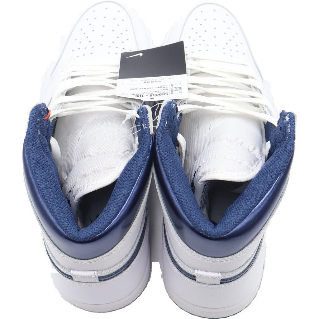 NIKE(ナイキ) AIR JORDAN 1 RETRO HIGH OG METALLIC NAVY 555088-106 エアジョーダン1 マジスティック ネイビー レトロハイカットスニーカー US10/28.0cm ホワイト/ネイビー