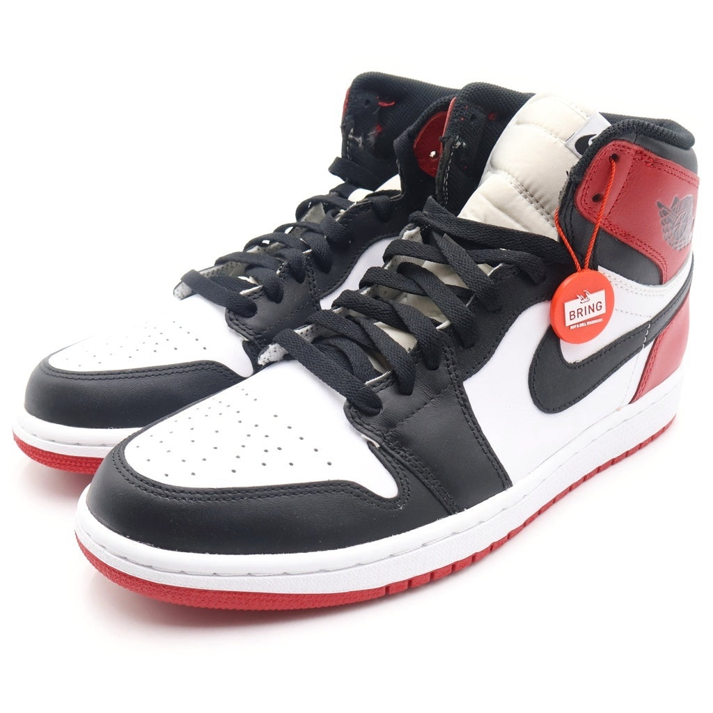 NIKE(ナイキ) 【観賞用 2013年製】 AIR JORDAN1 RETRO HIGH OG 555088-184 エアジョーダン1 ハイカットスニーカー つま黒 US10/28.0cm ブラック/レッド/ホワイト