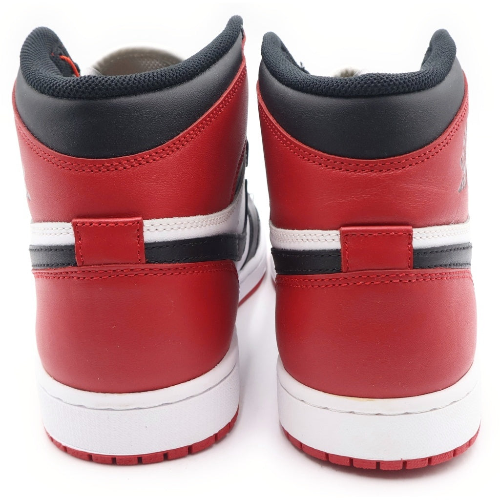 NIKE(ナイキ) 【観賞用 2013年製】 AIR JORDAN1 RETRO HIGH OG 555088-184 エアジョーダン1 ハイカットスニーカー つま黒 US10/28.0cm ブラック/レッド/ホワイト