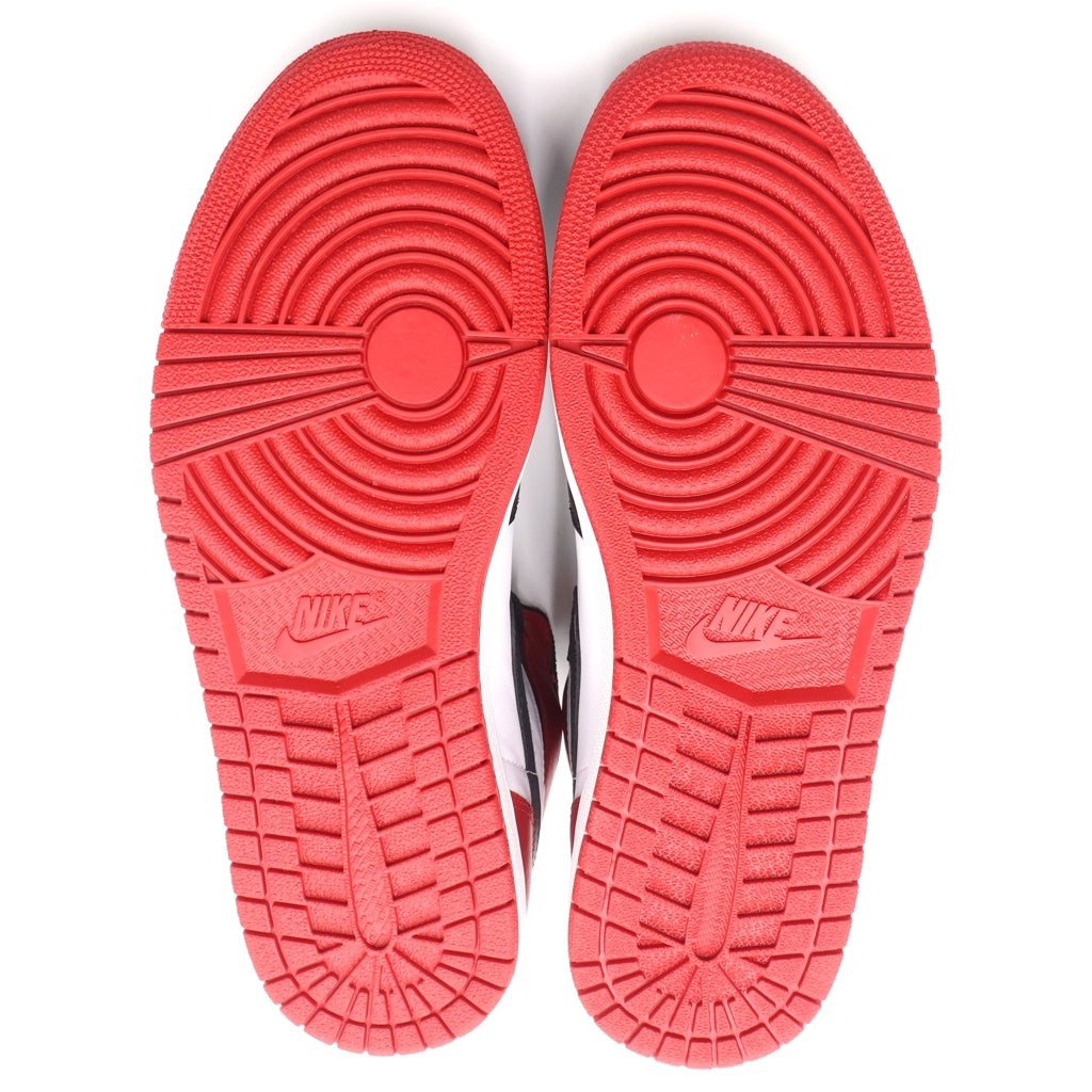 NIKE(ナイキ) 【観賞用 2013年製】 AIR JORDAN1 RETRO HIGH OG 555088-184 エアジョーダン1 ハイカットスニーカー つま黒 US10/28.0cm ブラック/レッド/ホワイト