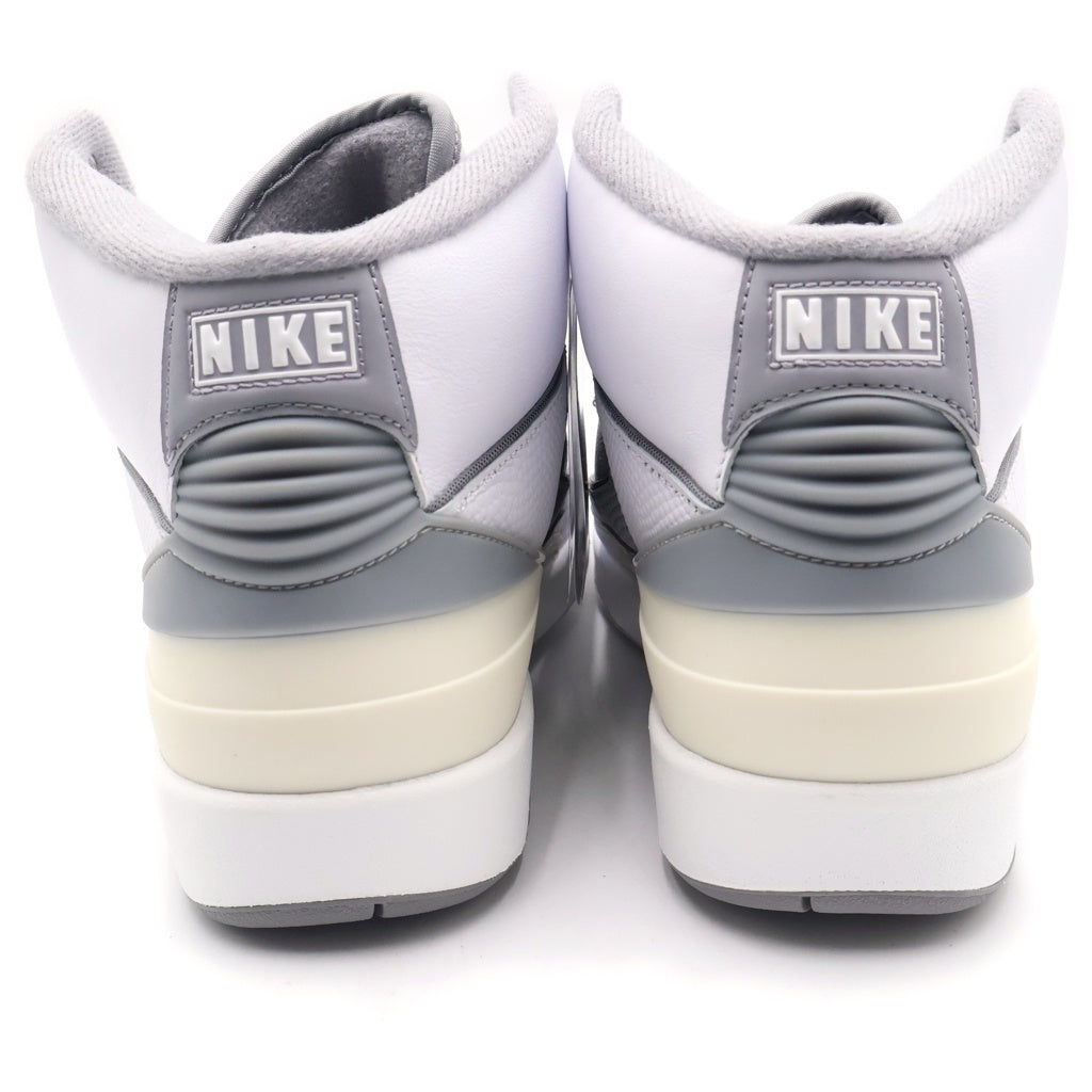NIKE(ナイキ) AIR JORDAN 2 WHITE AND CEMENT GREY DR8884-100 エアジョーダン2 ホワイト アンド セメントグレー ミッドカットスニーカー US9.5/27.5cm ホワイト/グレー