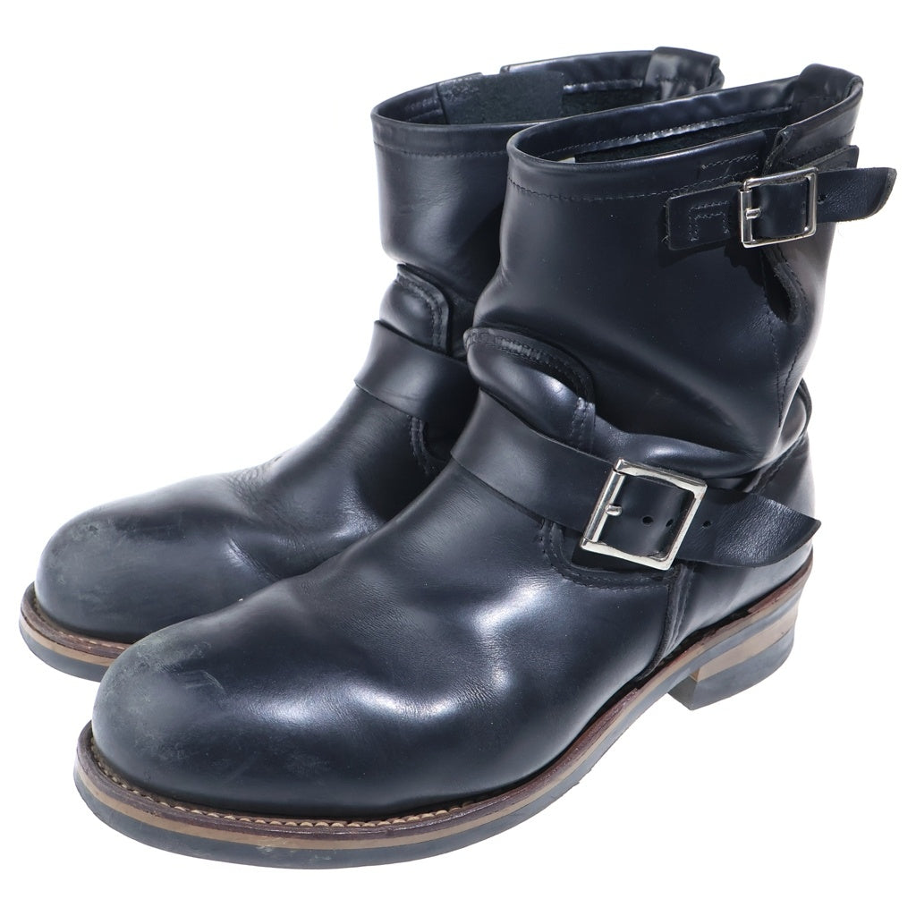 RED WING(レッド ウイング) レザーハイカットエンジニアブーツ ブラック US10.5/28.5cm