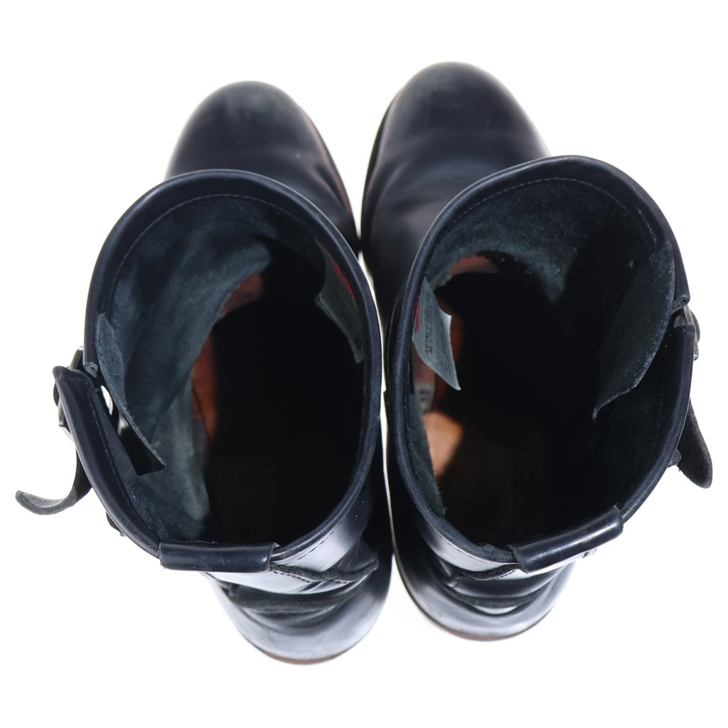 RED WING(レッド ウイング) レザーハイカットエンジニアブーツ ブラック US10.5/28.5cm