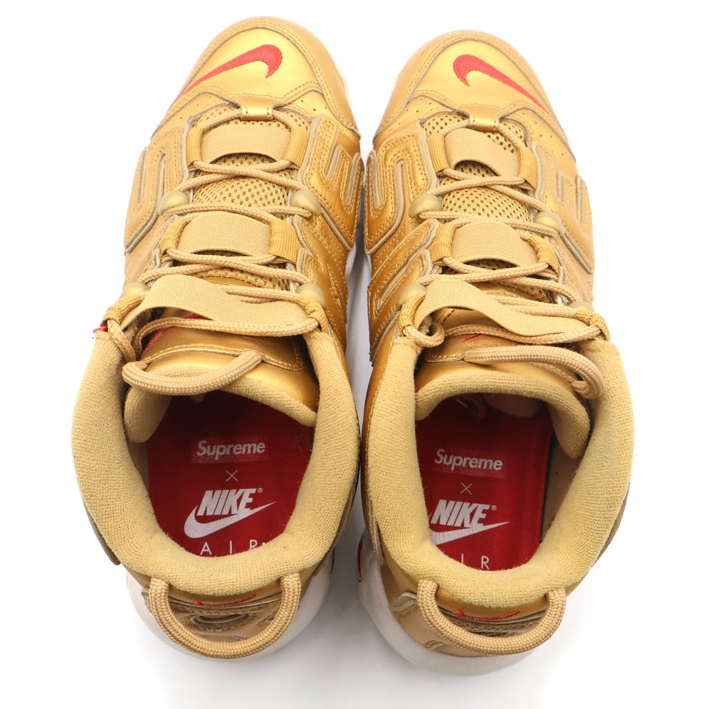 SUPREME(シュプリーム) Air More Uptempo Metallic Gold 902290-700 エアモアアップテンポ メタリックゴールド