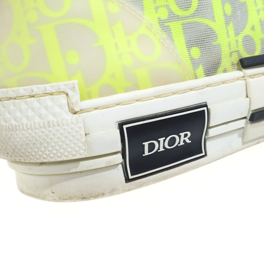 Christian Dior(クリスチャンディオール) Oblique オブリーク ハイカットスニーカー 3SH118YNT ホワイト/ネオン 43