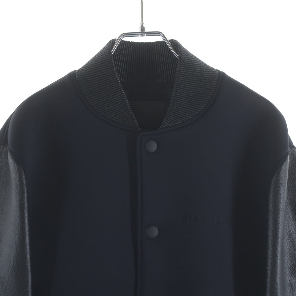 GIVENCHY(ジバンシィ) レザー切替エンボスバックロゴボンバー