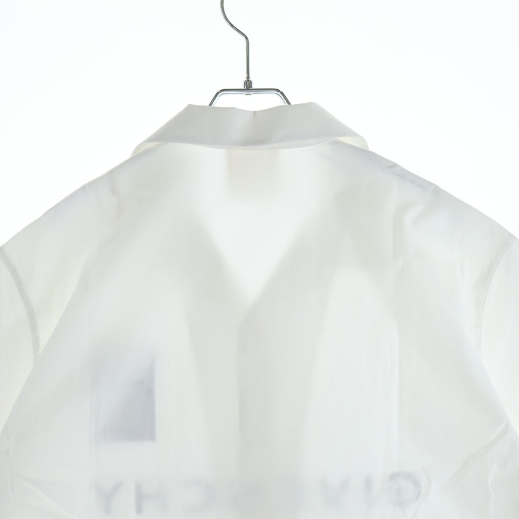 GIVENCHY(ジバンシィ) 23SS Bowling Shirt 全面ロゴ半袖ボウリングシャツ ホワイト BM60T51YC8