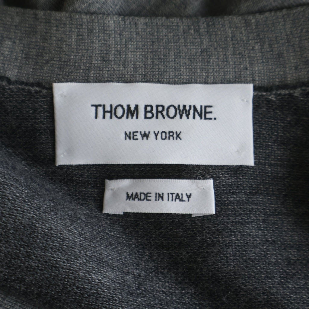 THOM BROWNE(トムブラウン) 4BAR ニットカーディガン MKC459A-Y1014-055 グレー
