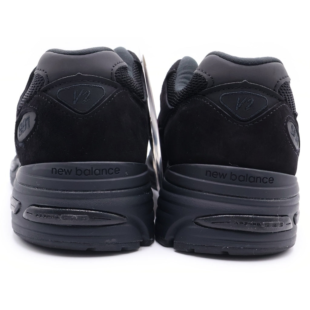 New Balance(ニューバランス) U991KK2 スウェード ローカットスニーカー US9.5/27.5cm ブラック