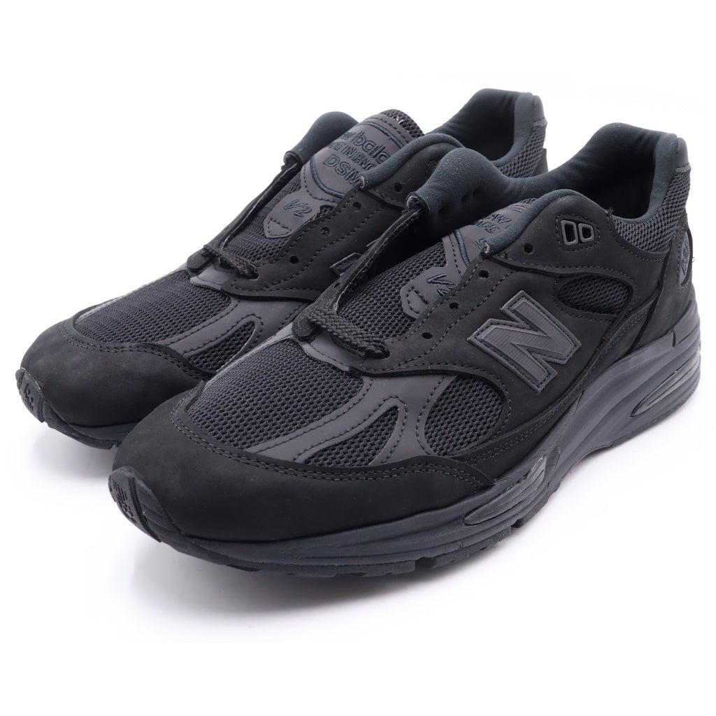New Balance(ニューバランス) ×OVER STREET MARKET U991DS2 ドーバーストリートマーケット スウェード ローカットスニーカー US9.5/27.5cm ブラック