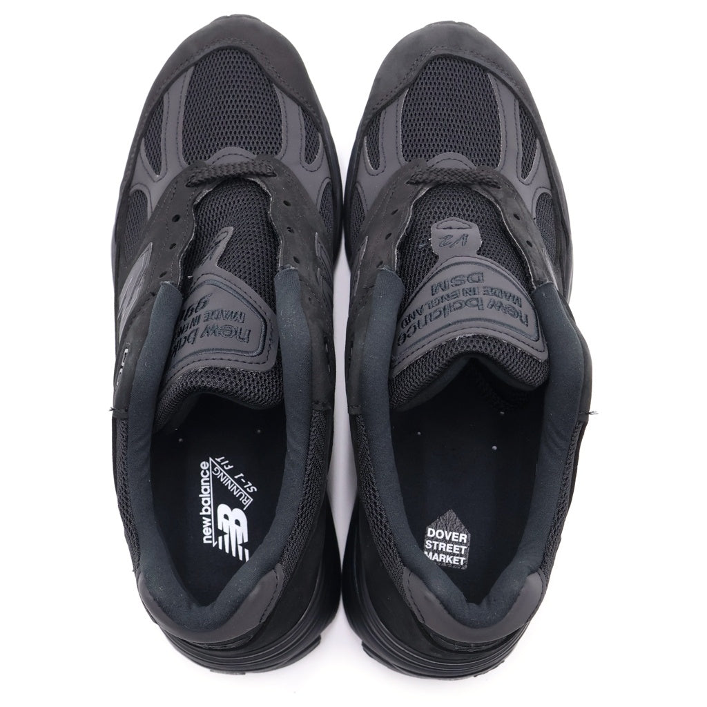 New Balance(ニューバランス) ×OVER STREET MARKET U991DS2 ドーバーストリートマーケット スウェード ローカットスニーカー US9.5/27.5cm ブラック