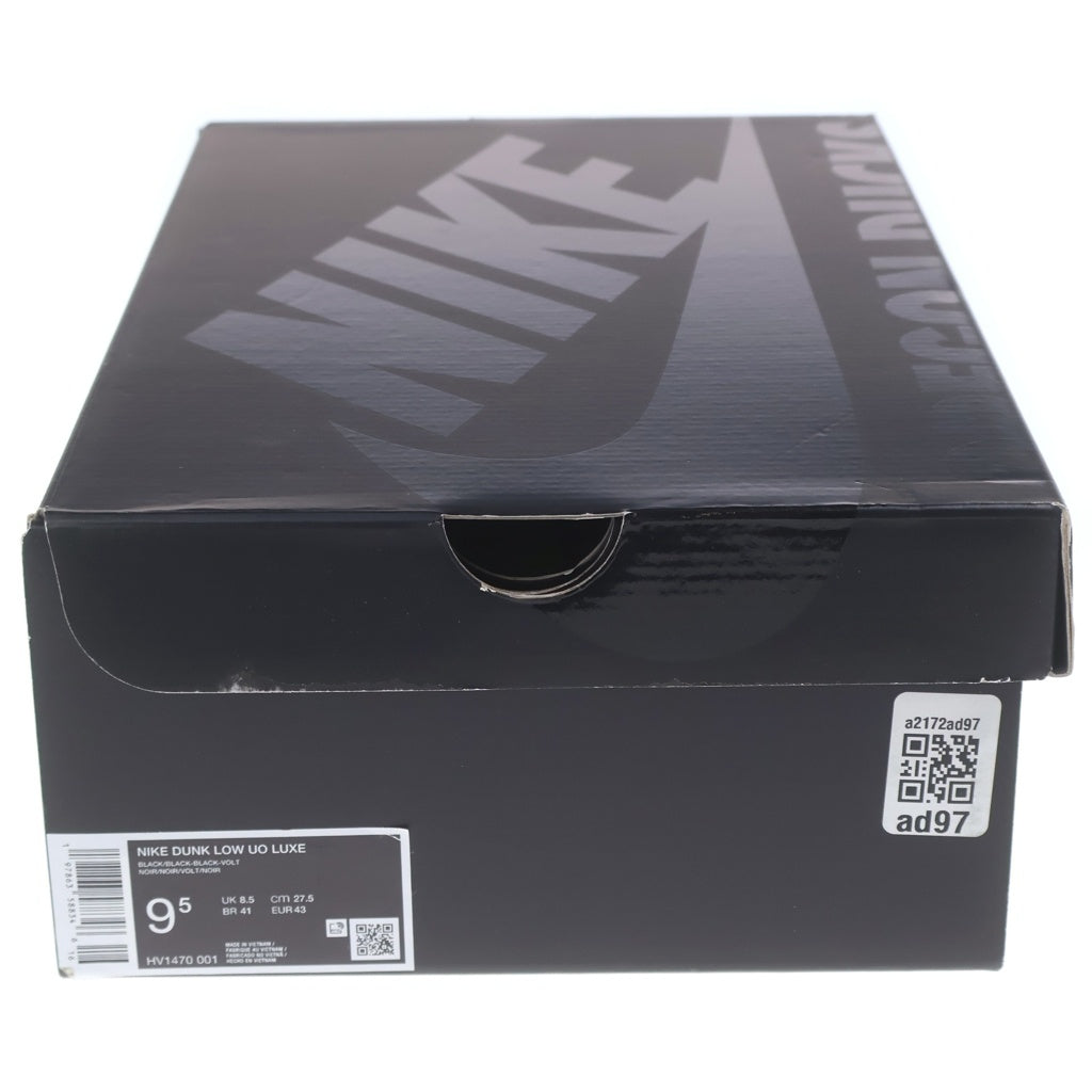 NIKE(ナイキ) ×DIVISION STREET DUNK LOW LUX OREGON HV1470-001 ディビジョンストリート ダンク オレゴン ローカットスニーカー US9.5/27.5cm ブラック
