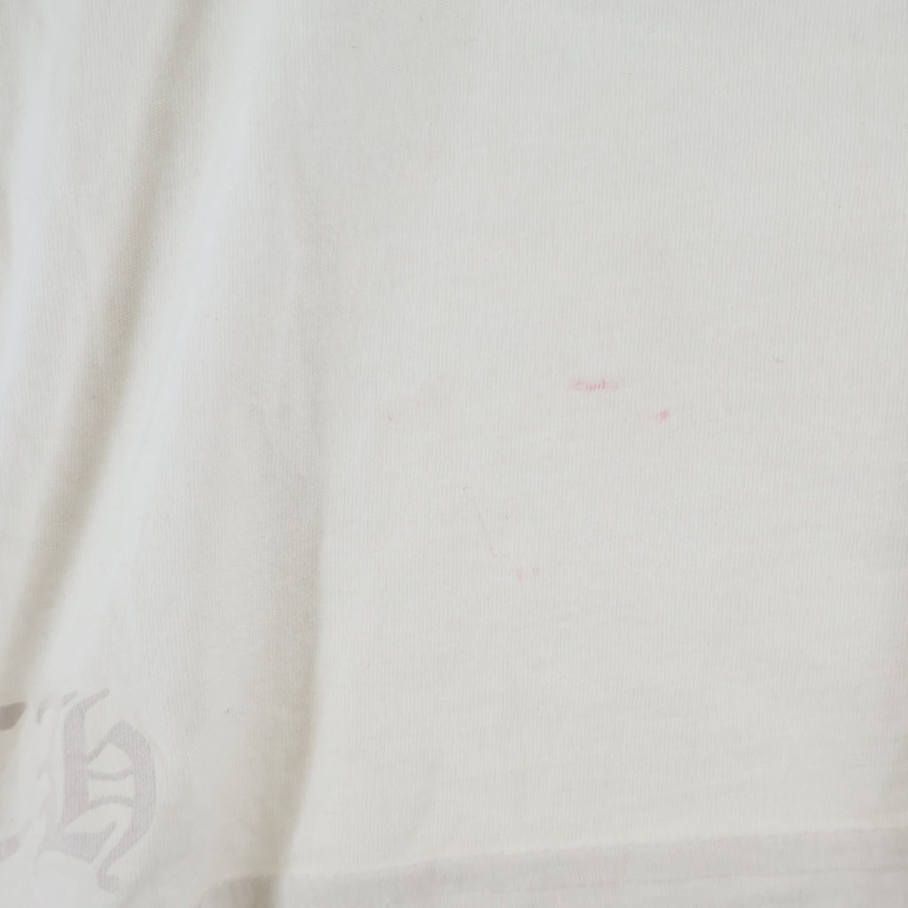 CHROME HEARTS(クロムハーツ) Striped Dagger Tee ダガー 胸ポケットバックプリント 半袖Tシャツ ホワイト