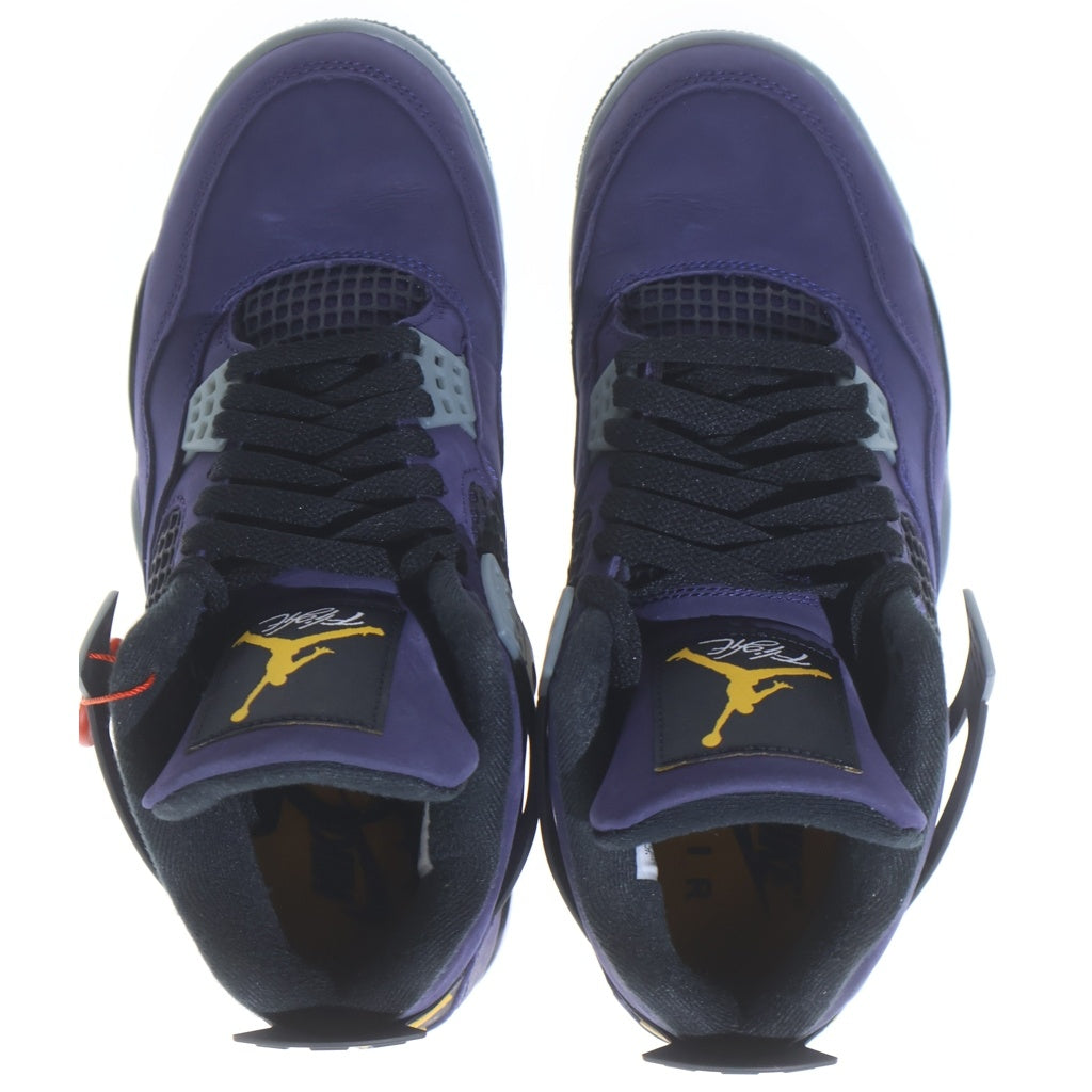 NIKE(ナイキ) AIR JORDAN 4 RETRO OG LAKERS FV5029-500 エアジョーダン4 レイカーズ ハイカットスニーカー US8/26.0cm ネイビー