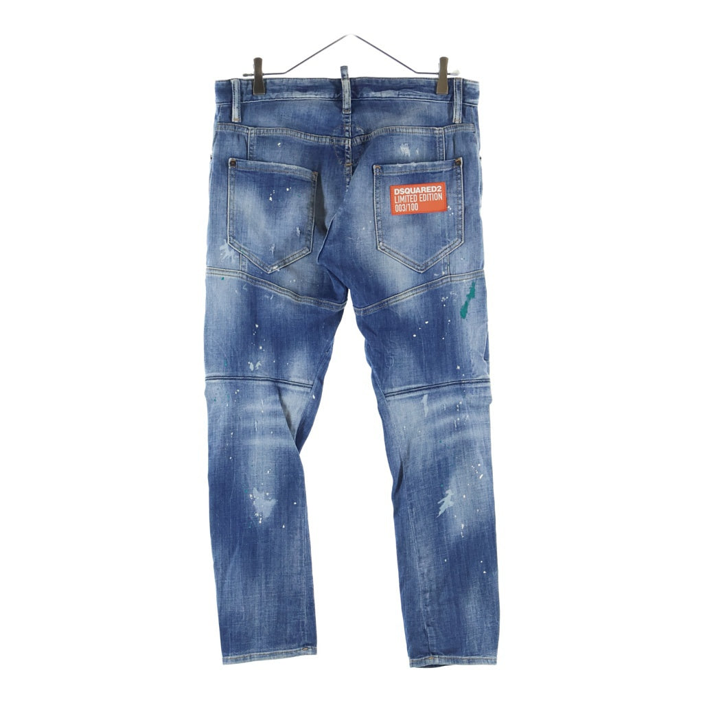 DSQUARED2(ディースクエアード) TIDY BIKER JEAN タイディ バイカー ジーン ストレートパンツ S74LB1707 インディゴ