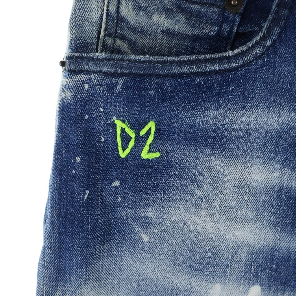DSQUARED2(ディースクエアード) COOL GUY JEANS クールガイ ジーンズ ストレートパンツ S74LB1436 インディゴ