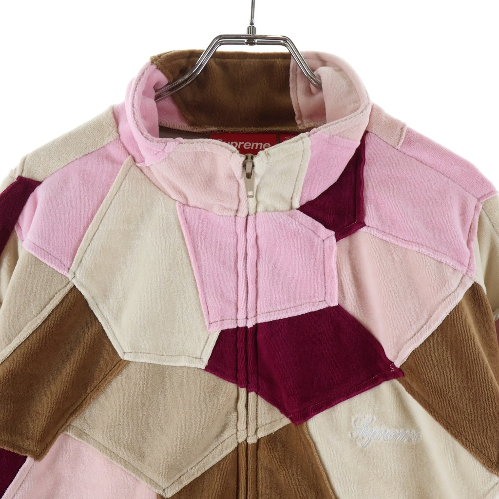 SUPREME(シュプリーム) 25SS Patchwork Velour Track Jacket パッチ