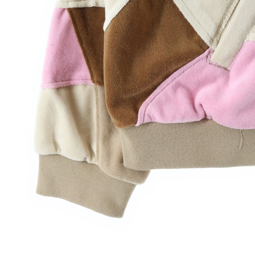 SUPREME(シュプリーム) 25SS Patchwork Velour Track Jacket パッチ