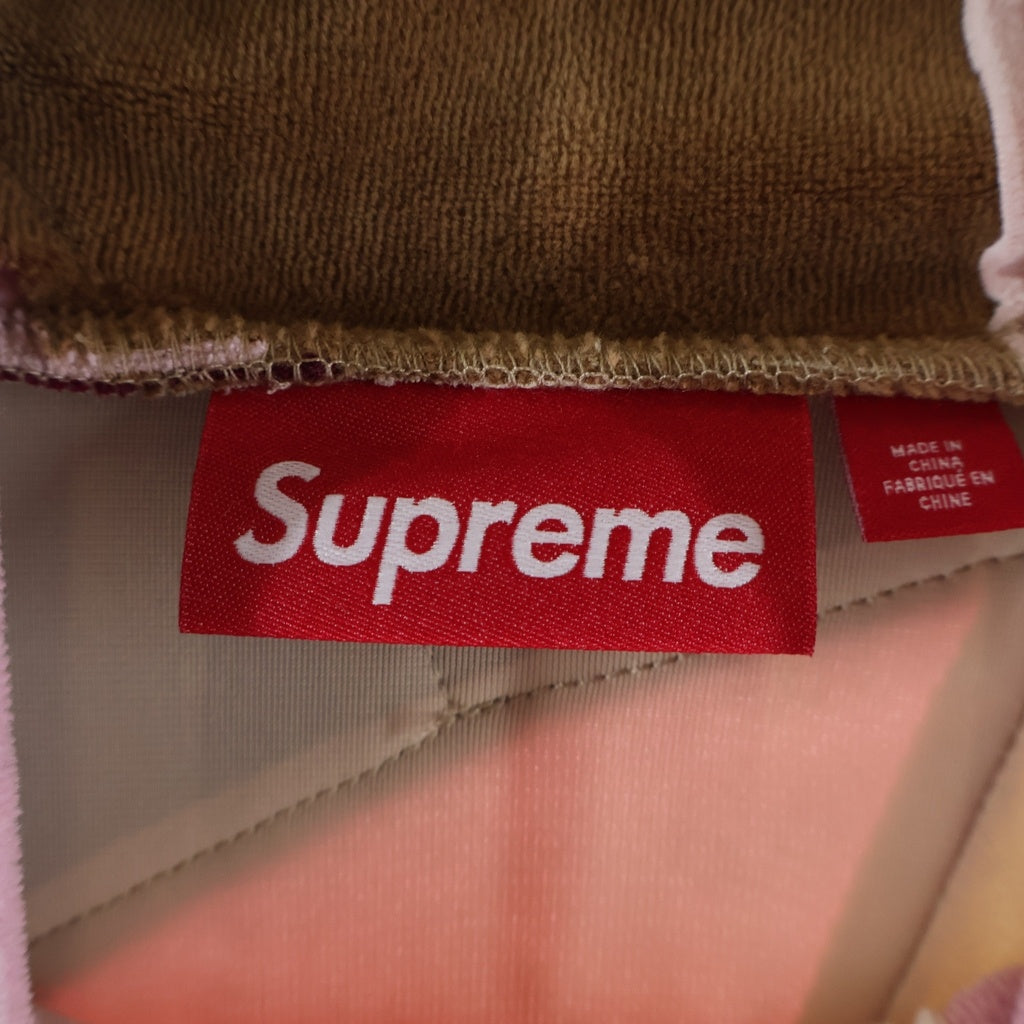 SUPREME(シュプリーム) 25SS Patchwork Velour Track Jacket パッチ