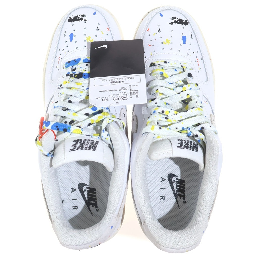 NIKE(ナイキ) AIR FORCE 1 LOW PAINT SPLATTER CZ0339-100 エアフォースロー ペイント スプラッター ホワイト US8/26.0cm