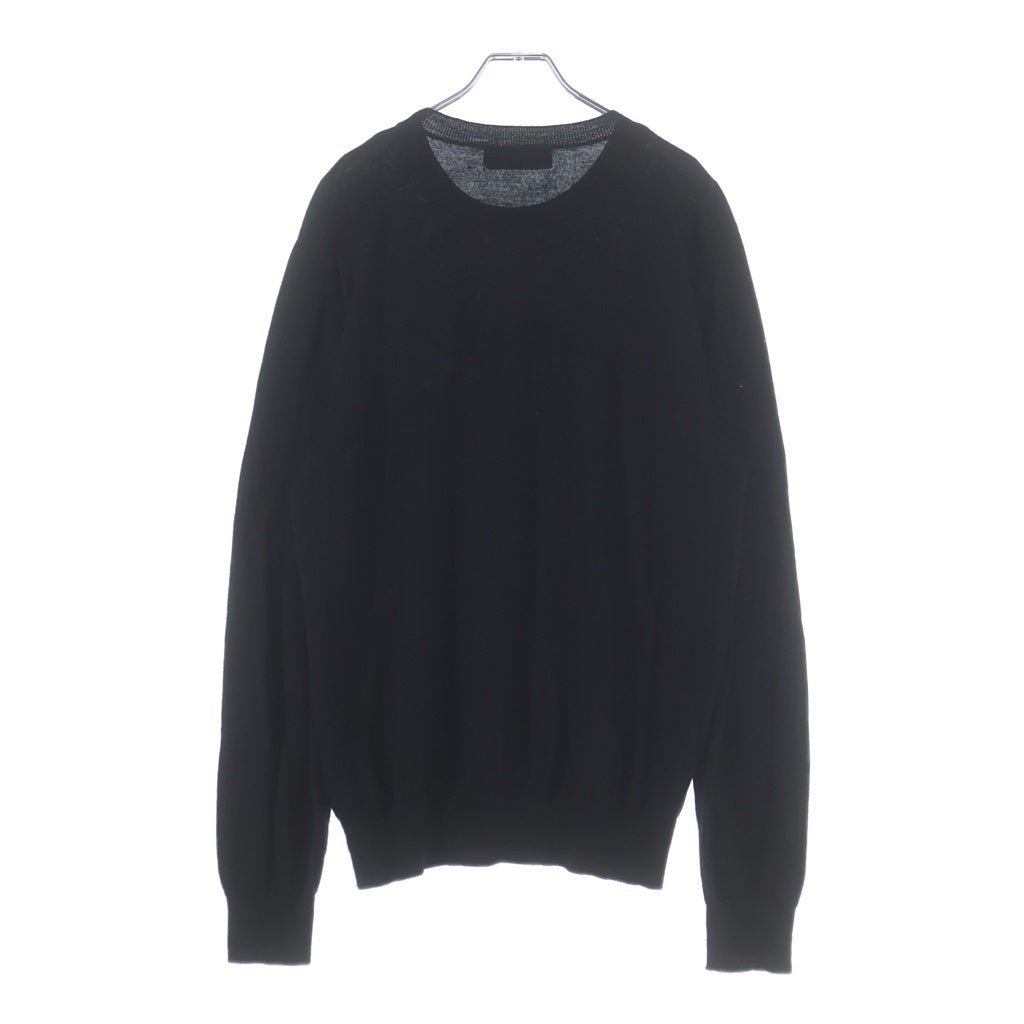 DSQUARED2(ディースクエアード) CARTOON PULLOVER センターロゴ 長袖ニット S71HA1173 ブラック
