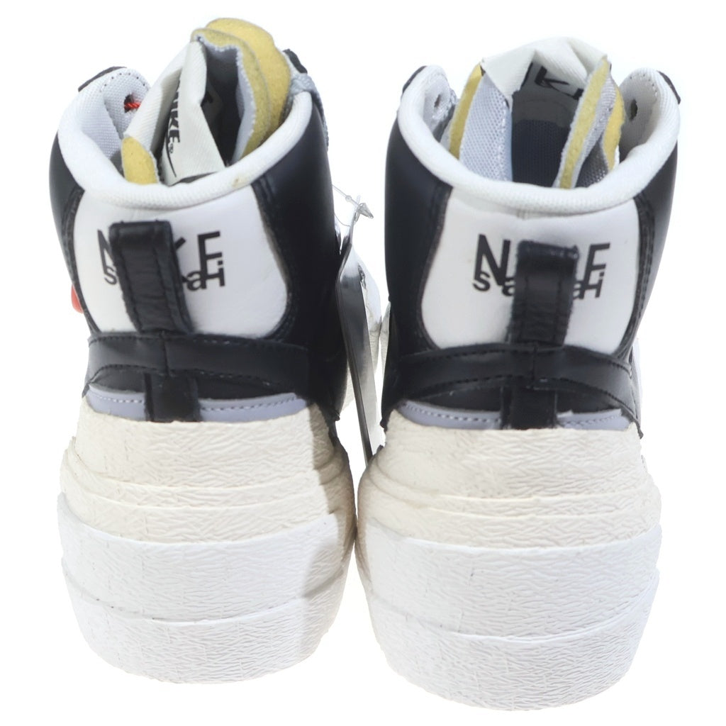 NIKE(ナイキ) ×SACAI BLAZER MID BV0072-002 サカイ ブレザー ミッドカットスニーカー US8/26.0cm ブラック/ホワイト