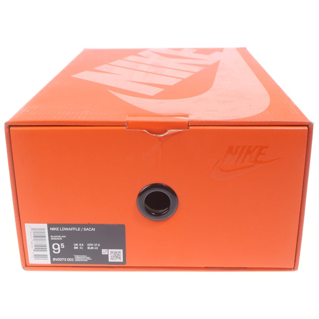 NIKE(ナイキ) ×SACAI LDV WAFFLE TRIPLE BLACK BV0073-002 サカイ LDV ワッフル ローカットスニーカー US9.5/27.5cm ブラック