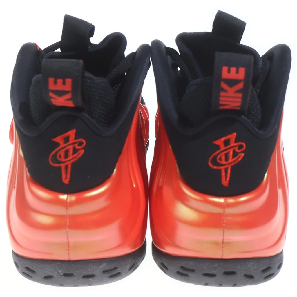 NIKE(ナイキ) AIR FOAMPOSITE ONE HABANERO RED 314996‐603 エアフォームポジット ワン ハバネロ レッド ミッドカットスニーカー US9.5/27.5cm レッド/ブラック