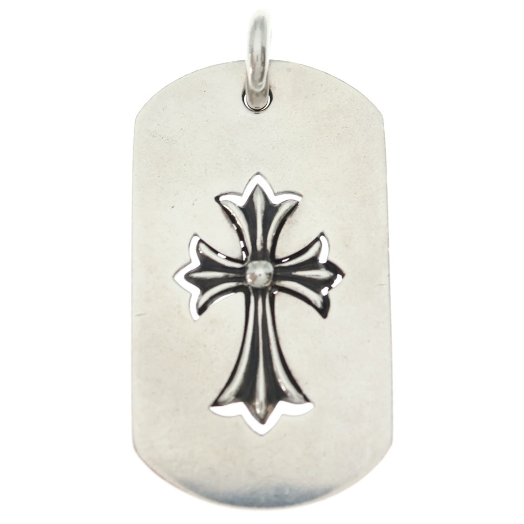 CHROME HEARTS(クロムハーツ) D TAG LRG CROSS DAGG カットアウトクロス ラージ ペンダントトップ シルバー