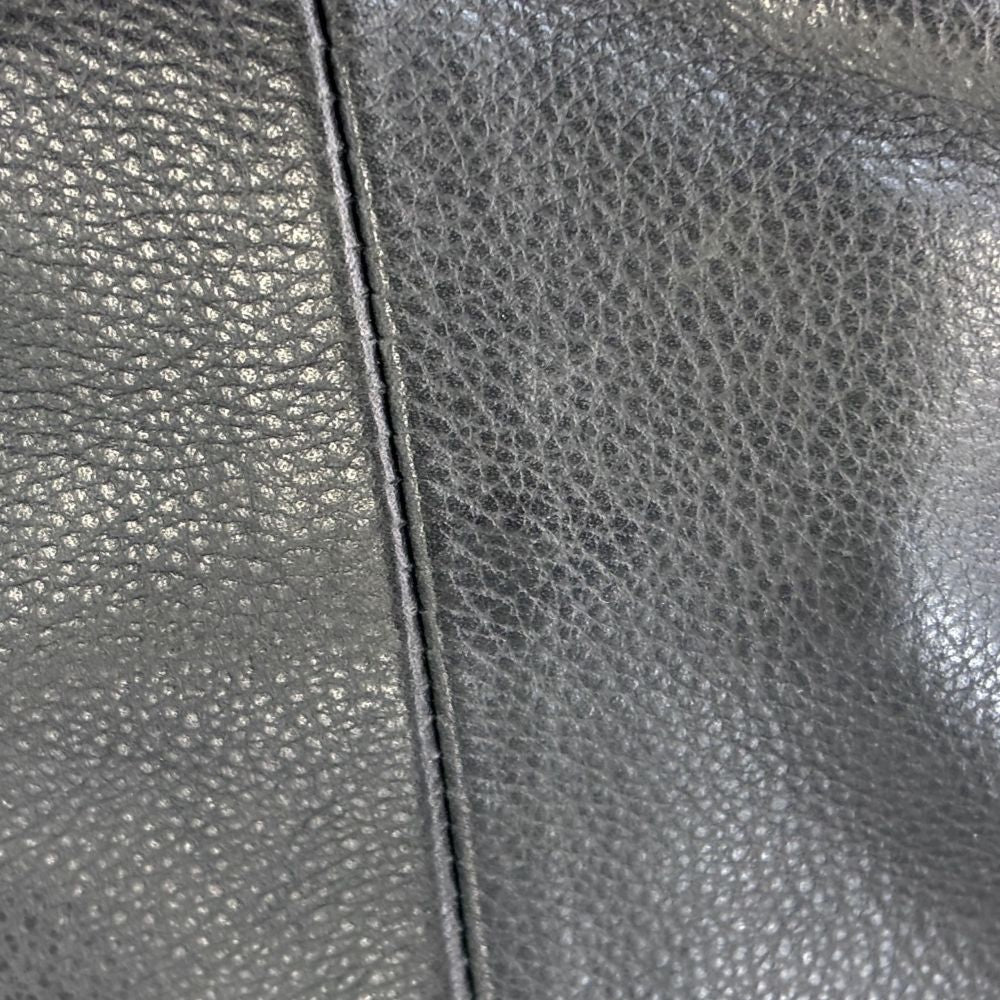 CHROME HEARTS(クロムハーツ) OLD 6BTN ZIP FRNT VEST オールド フィリグリー装飾 クロスボールボタンレザーベスト ブラック