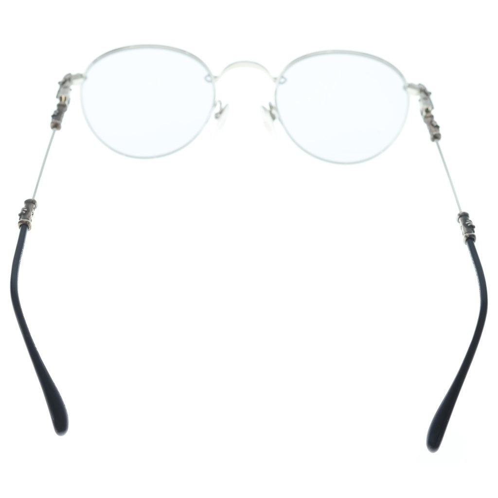 CHROME HEARTS(クロムハーツ) BUBBA-A バッバ オーバルサングラス アイウェア シルバー/ブラック